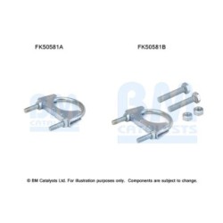 Exhaust Pipe Fitting Kit BM CATALYSTS FK50581