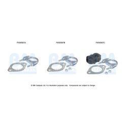Exhaust Pipe Fitting Kit BM CATALYSTS FK50587 BM CATALYSTS