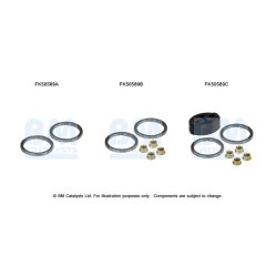 Exhaust Pipe Fitting Kit BM CATALYSTS FK50589 BM CATALYSTS