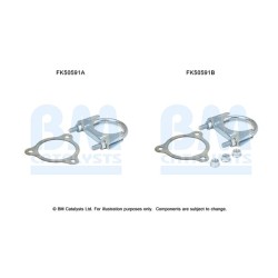 Exhaust Pipe Fitting Kit BM CATALYSTS FK50591
