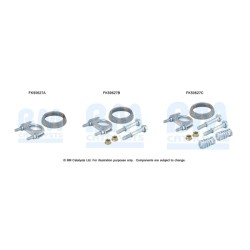 Exhaust Pipe Fitting Kit BM CATALYSTS FK50627 BM CATALYSTS