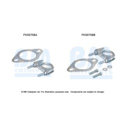 Exhaust Pipe Fitting Kit BM CATALYSTS FK50758