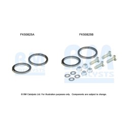Exhaust Pipe Fitting Kit BM CATALYSTS FK50825
