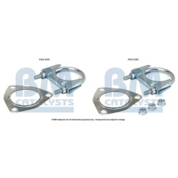 Exhaust Pipe Fitting Kit BM CATALYSTS FK51124