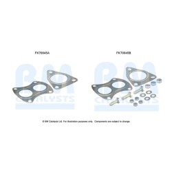 Exhaust Pipe Fitting Kit BM CATALYSTS FK70045