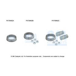 Exhaust Pipe Fitting Kit BM CATALYSTS FK70062 BM CATALYSTS