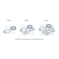 Exhaust Pipe Fitting Kit BM CATALYSTS FK70063 BM CATALYSTS
