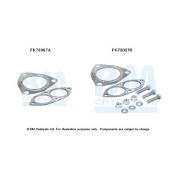 Exhaust Pipe Fitting Kit BM CATALYSTS FK70067