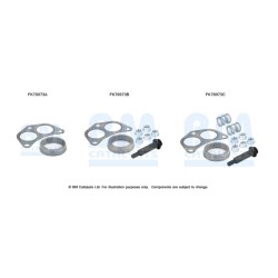 Exhaust Pipe Fitting Kit BM CATALYSTS FK70073 BM CATALYSTS
