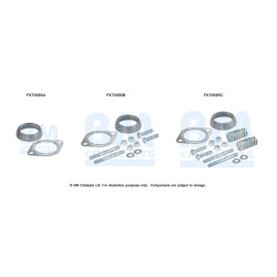 Exhaust Pipe Fitting Kit BM CATALYSTS FK70095 BM CATALYSTS