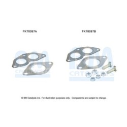 Exhaust Pipe Fitting Kit BM CATALYSTS FK70097