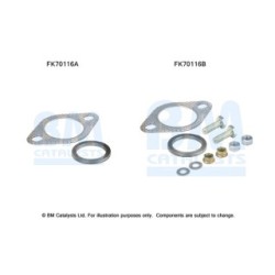 Exhaust Pipe Fitting Kit BM CATALYSTS FK70116