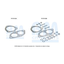 Exhaust Pipe Fitting Kit BM CATALYSTS FK70152