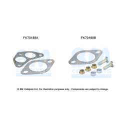 Exhaust Pipe Fitting Kit BM CATALYSTS FK70188