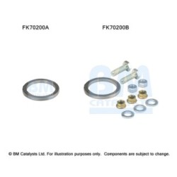 Exhaust Pipe Fitting Kit BM CATALYSTS FK70200