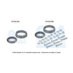 Exhaust Pipe Fitting Kit BM CATALYSTS FK70216