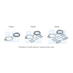 Exhaust Pipe Fitting Kit BM CATALYSTS FK70222 BM CATALYSTS