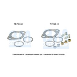 Exhaust Pipe Fitting Kit BM CATALYSTS FK70254