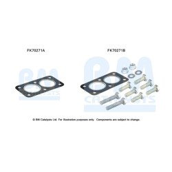 Exhaust Pipe Fitting Kit BM CATALYSTS FK70271