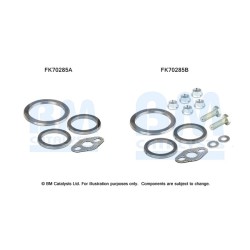 Exhaust Pipe Fitting Kit BM CATALYSTS FK70285