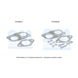 Exhaust Pipe Fitting Kit BM CATALYSTS FK70301
