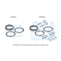 Exhaust Pipe Fitting Kit BM CATALYSTS FK70314