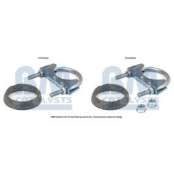 Exhaust Pipe Fitting Kit BM CATALYSTS FK70324