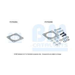 Exhaust Pipe Fitting Kit BM CATALYSTS FK70326