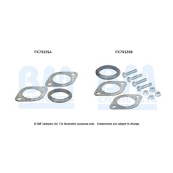 Exhaust Pipe Fitting Kit BM CATALYSTS FK70329