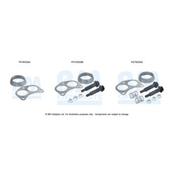 Exhaust Pipe Fitting Kit BM CATALYSTS FK70333 BM CATALYSTS