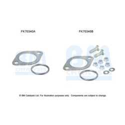Exhaust Pipe Fitting Kit BM CATALYSTS FK70340