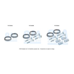 Exhaust Pipe Fitting Kit BM CATALYSTS FK70360 BM CATALYSTS