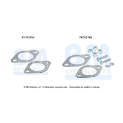 Exhaust Pipe Fitting Kit BM CATALYSTS FK70378