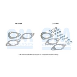 Exhaust Pipe Fitting Kit BM CATALYSTS FK70386