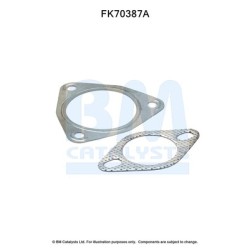 Exhaust Pipe Fitting Kit BM CATALYSTS FK70387