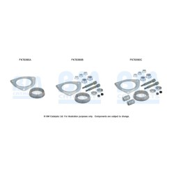 Exhaust Pipe Fitting Kit BM CATALYSTS FK70390 BM CATALYSTS