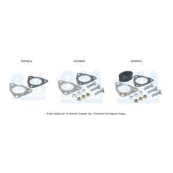 Exhaust Pipe Fitting Kit BM CATALYSTS FK70391 BM CATALYSTS