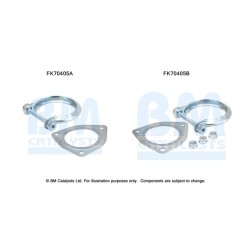 Exhaust Pipe Fitting Kit BM CATALYSTS FK70405