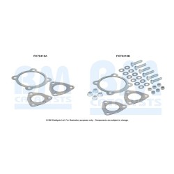 Exhaust Pipe Fitting Kit BM CATALYSTS FK70410