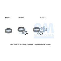 Exhaust Pipe Fitting Kit BM CATALYSTS FK70421 BM CATALYSTS