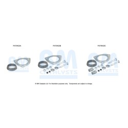 Exhaust Pipe Fitting Kit BM CATALYSTS FK70423 BM CATALYSTS