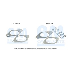 Exhaust Pipe Fitting Kit BM CATALYSTS FK70431
