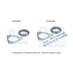 Exhaust Pipe Fitting Kit BM CATALYSTS FK70434