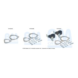 Exhaust Pipe Fitting Kit BM CATALYSTS FK70443 BM CATALYSTS