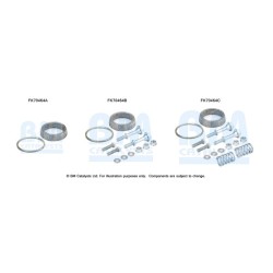 Exhaust Pipe Fitting Kit BM CATALYSTS FK70464 BM CATALYSTS