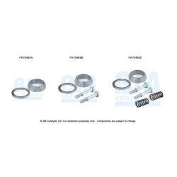 Exhaust Pipe Fitting Kit BM CATALYSTS FK70465 BM CATALYSTS
