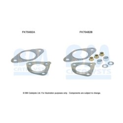 Exhaust Pipe Fitting Kit BM CATALYSTS FK70482