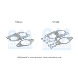 Exhaust Pipe Fitting Kit BM CATALYSTS FK70486