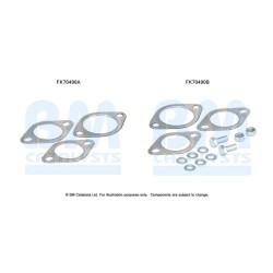 Exhaust Pipe Fitting Kit BM CATALYSTS FK70490