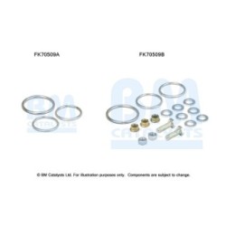 Exhaust Pipe Fitting Kit BM CATALYSTS FK70509